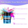Luckymica Neon Pigment Powder - Vibrant Fluorescent Epoxy Resin Pigment Powder, Non-Toxic Neon Colorant for Nail Art, Slime, Painting, Bath Bombs, Candle Making, Jewelry, DIY Craft, 12 Colors, 20ml view 2