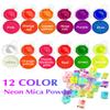 Luckymica Neon Pigment Powder - Vibrant Fluorescent Epoxy Resin Pigment Powder, Non-Toxic Neon Colorant for Nail Art, Slime, Painting, Bath Bombs, Candle Making, Jewelry, DIY Craft, 12 Colors, 20ml view 3