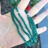 1000pcs Czech Faceted Round Crystal Glass Beads 4mm Small Tiny Spacers Bulk Emerald Green view 2