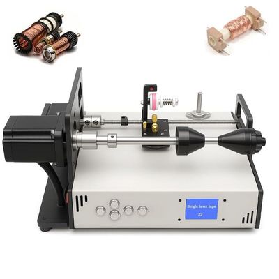 Coil Winding Machine,Industrial Automatic Winding Wire Machine,Winding Pitch Accuracy Reaches up to 0.01mm,Precisely Adjusts Wire Width,Speed,Number of Turns (10cm)