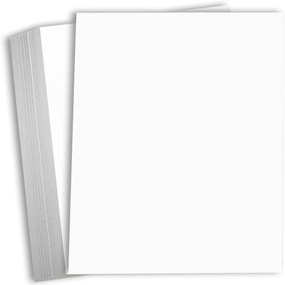 Hamilco White Cardstock Thick 11x17 Paper - Heavy Weight 110 lb Cover Card Stock 50 Pack (Bright)
