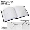 Promoted to Grandma EST. 2025 Photo Album, Holds 200 4" x 6" Photos, Leatherette and Laser Engraved Scrapbook view 2