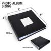 Promoted to Grandma EST. 2025 Photo Album, Holds 200 4" x 6" Photos, Leatherette and Laser Engraved Scrapbook view 3
