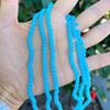 1000pcs Czech Faceted Rondelle Crystal Glass Loose Beads 4mm Small Tiny Spacer Bulk Blue Turquoise Opal for DIY Craft Jewelry Making CCR431 view 2