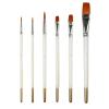 EWUROI 6pcs Paint Brushes Set Nylon Tips Brush for Acrylic Oil Watercolor Gouache Artist Professional Painting Kits view 1