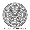 Circular Lace Border Die Cuts for Card Making, Heart Lace Metal Cutting Dies for Paper Scrapbooking, DIY Stencils for Album Party Wedding Festivals Decoration view 2