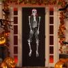 Halloween Skeleton Life Size Imitation Skeleton,165cm Pirate Styling Halloween Pose Skeleton Prop Decoration 170cmPosable Joints For Haunted Houses & Cemeteries & Other Terrifying Atmospheres view 3