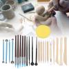 25pcs Ceramic Pottery Tools Set for Shaping Embossing Sculpting Handicraft Art Accessory view 2