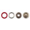 10-50 Sets Metal Prong Snap Buttons - 7.5mm, 9.5mm, 11mm Fasteners for Clothes, Garments, Sewing, Bags, Shoes - (Color: Red/Size: 9.5Mm 10Pcs) view 1