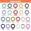 10-50 Sets Metal Prong Snap Buttons - 7.5mm, 9.5mm, 11mm Fasteners for Clothes, Garments, Sewing, Bags, Shoes - (Color: Red/Size: 9.5Mm 10Pcs) view 2