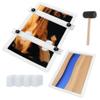 2Pcs Epoxy Resin Mold with Clamping System 39x19.6x3 inches 19.6x11.8x3 inches Rectangles Epoxy Resin Molds for River Table, Art Panel, DIY Resin Art view 1