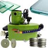 Glass Grinder Grinding Edging Machine,Electric Small Glass Grinding Edging Machine with 8 Diamond Wheels & 2 Polisher Wheels,Straight Round Bevel Edge Trimmer Grinder Glass Edger Tool 8000rpm view 1