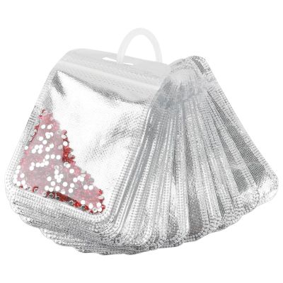 50Pcs BeadsStorage Bag Clear Beads Storage Pouches Portable Art Craft Organiser for Bead Jewelry Accessories Art Craft Storage