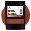 Rolio Red Iron Oxide Powder, 8 Oz (227g) Resealable Bag - Vibrant Color Pigment for Epoxy Resin, Soap Making, Cosmetics, Cement, Pottery Mortar, Grout, Plaster, Tile, Terracotta, Paint and More view 1