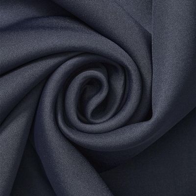 Scuba Fabric Stretch Double Knit Neoprene 1.5 mm Thick Polyester Material By The Yard & Wholesale - Navy Blue (5 Yards)