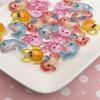 Assorted Color and Shape Glittery Ocean Nautical Resin Cabochons, Flat-Backed Resin Ocean Creatures rdnqu (4 Pieces) view 2