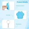 Dog Photo Fame Mold Kit, Keychain Silicone Mold Kit, Dog Tag Pendant Casting Molds With Finger Gloves And Keyrings, Dog Paw Bone Heart-Shaped Silicone Resin Molds For Diy view 2