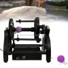 Glowdora Electric Spinning Wheel, Adjustable Speed Wool Yarn Winding Machine,12v Yarn Spinning Wheel,800rpm Maximum Speed, Easy to Disassemble, 4 Ounce Capacity, for Yarn Weaving Black view 1