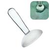 Clear Grinding Pestle: Flat Bottom Glass Muller for Pigment Grinding and Paint Making view 1