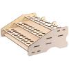 Diy Craft Tool Holder, 16 X 11.7 X 5.5 Inches Model Paint Stand Display Shelf, Wooden Paint Bottle Storage Rack Organizer, 84 Slots Paint Storage Solution For Hobby Paint Bottles view 1