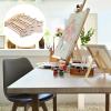 Diy Craft Tool Holder, 16 X 11.7 X 5.5 Inches Model Paint Stand Display Shelf, Wooden Paint Bottle Storage Rack Organizer, 84 Slots Paint Storage Solution For Hobby Paint Bottles view 2