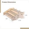 Diy Craft Tool Holder, 16 X 11.7 X 5.5 Inches Model Paint Stand Display Shelf, Wooden Paint Bottle Storage Rack Organizer, 84 Slots Paint Storage Solution For Hobby Paint Bottles view 3