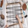 WILLOWDALE Wooden Warping Board5.7 Yard Warping Frame for Weaving Loom Kit, Yarn Loom Knitting Kit, Wood Knitting Loom Kit for Adults, Adjustable Weaving Kit for Beginner, Arts & Crafts Supplies view 3