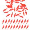 50Pcs 17X9MM Orange Mini Snowman Nose Findings Plastic Santa Claus Nose Accessories for DIY Christmas Holiday Decorations view 1