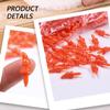 50Pcs 17X9MM Orange Mini Snowman Nose Findings Plastic Santa Claus Nose Accessories for DIY Christmas Holiday Decorations view 4