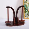 Yarn Holder for Crochet, Double Rotating Yarn Ball Holder, Magnetic Yarns Ball Holders Stand with Crochet Cup & Phone Stand, Yarns Balls Winder Spinner for Crocheting Knitting view 3
