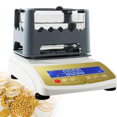 Gold Purity Tester with LCD Display, Electronic Precious Metal Platinum Density Meter, Jewelry Purity Tester for Laboratory, Jewelry Store, Bank (120K)