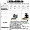 Gold Purity Tester with LCD Display, Electronic Precious Metal Platinum Density Meter, Jewelry Purity Tester for Laboratory, Jewelry Store, Bank (120K) view 2