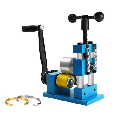Hand Crank Ring Bracelet Press, Jewelry Manual Bending Machine, DIY Jewelry Rolling Mill Machine Tools, Suitable for Bending and Forming Gold, Silver, Copper and Other Jewelry