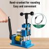 Hand Crank Ring Bracelet Press, Jewelry Manual Bending Machine, DIY Jewelry Rolling Mill Machine Tools, Suitable for Bending and Forming Gold, Silver, Copper and Other Jewelry view 2
