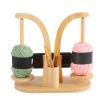 Yarn Holder for Crochet, Double Rotating Yarn Ball Holder, Magnetic Yarns Ball Holders Stand with Crochet Cup & Phone Stand, Yarns Balls Winder Spinner for Crocheting Knitting view 1