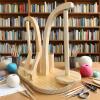 Yarn Holder for Crochet, Double Rotating Yarn Ball Holder, Magnetic Yarns Ball Holders Stand with Crochet Cup & Phone Stand, Yarns Balls Winder Spinner for Crocheting Knitting view 2
