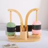 Yarn Holder for Crochet, Double Rotating Yarn Ball Holder, Magnetic Yarns Ball Holders Stand with Crochet Cup & Phone Stand, Yarns Balls Winder Spinner for Crocheting Knitting view 3