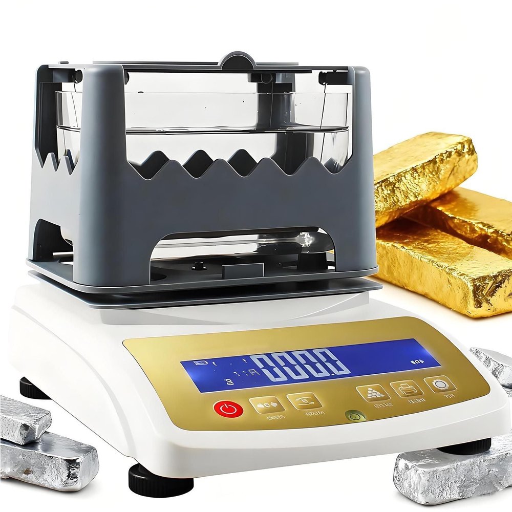 Gold Purity Tester | Gold Purity Content Detector | Gold K Value Tester | Gold and Silver Density Meter for Accurate Measurement of Gold, Silver, Platinum, and Palladium MDJ-1200K