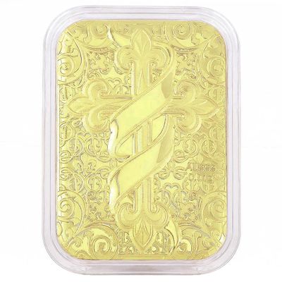 Shop LC Solid 24K Yellow Gold Emboss Sheet | Fine Pure 24K Yellow Gold | 10 mg | 31x45.50 mm - Faith