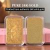 Shop LC Solid 24K Yellow Gold Emboss Sheet | Fine Pure 24K Yellow Gold | 10 mg | 31x45.50 mm - Faith view 2