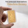 Shop LC Solid 24K Yellow Gold Emboss Sheet | Fine Pure 24K Yellow Gold | 10 mg | 31x45.50 mm - Faith view 4
