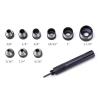 Hole Punch Set Hollow Punch Kit, Portable Accessories Manual Tool, Hollow Punch Tool Leathercraft Working for DIY Handbag Clothing view 2