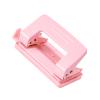apcans 2 Holes Puncher Solid Color Paper Puncher 1-10 Sheets Capacity Manual Punching Machine for Office School view 4