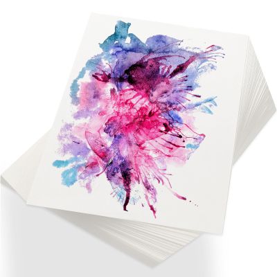 300 Sheets Watercolor Paper, Cold Press 5"x7" Water Color Paper Pad Bulk 110 lb/230 GSM Thick Textured Cotton Paint Paper for Watercolorist Painting Drawing Artists Adults