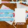 300 Sheets Watercolor Paper, Cold Press 5"x7" Water Color Paper Pad Bulk 110 lb/230 GSM Thick Textured Cotton Paint Paper for Watercolorist Painting Drawing Artists Adults view 3