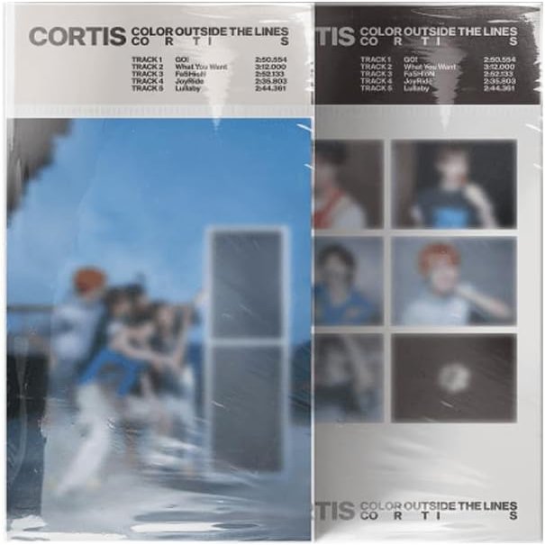 CORTIS - THE 1ST EP [COLOR OUTSIDE THE LINES] (WEVERSE ALBUM VER.) (Random ver) + Extra photocards