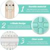 4-in-1 Multi-Function Paper Trimmer, Bidirectional Papers Cutter, Photo Cutter, Multi-Function Scrapbooking Tool for Scrapbooking and Cardmaking Plus (Blue) view 3