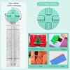 4-in-1 Multi-Function Paper Trimmer, Bidirectional Papers Cutter, Photo Cutter, Multi-Function Scrapbooking Tool for Scrapbooking and Cardmaking Plus (Blue) view 4