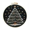 BlingBling5 Embroidery Kits for Adults Christmas Tree Stitch Kits for Adults Funny Fall Hand Punch Needle Kit(#1) view 1