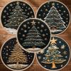 BlingBling5 Embroidery Kits for Adults Christmas Tree Stitch Kits for Adults Funny Fall Hand Punch Needle Kit(#1) view 2